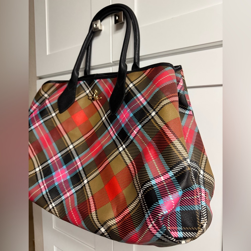 Vivienne Westwood XL size bag large tote shoulder bag travel bag extra large bag